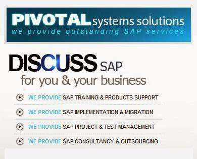 Pivotal Systems Solutions - SAP Training, SAP Consulting, SAP Support photo
